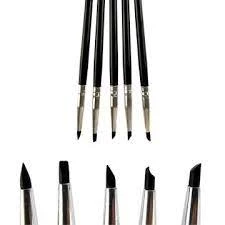 Art tuval Kauçuk Uçlu Fırça Seti 5 Li İnce A6239 ürün görseli 1