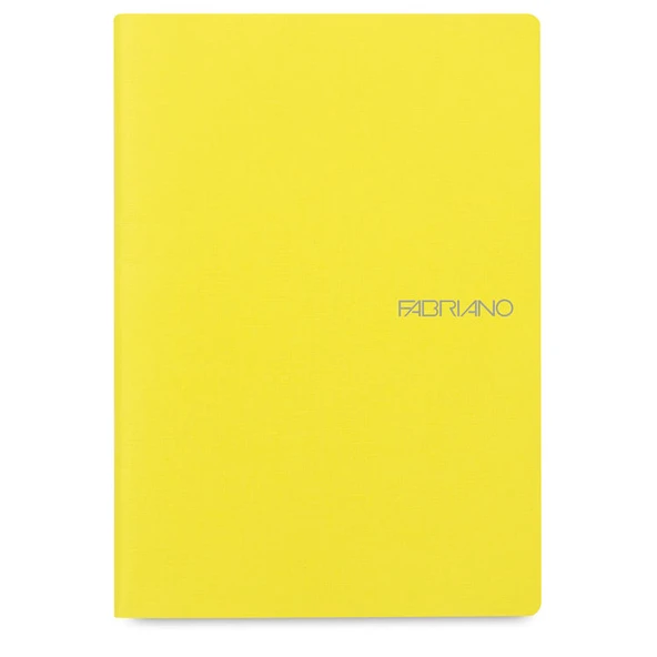 Fabriano EcoQua Yazı ve Çizim Defteri 85 g A5 Sarı Kapak 38 Yaprak ürün görseli 1