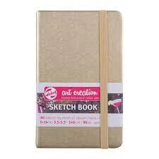Talens Art Creation Sketch Book Eskiz Defteri 80 Yaprak 140 g 9x14 cm White Gold