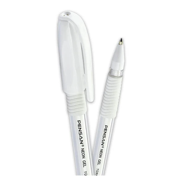 Pensan Neon Beyaz Jel Kalem 1.0 mm PNS.PE02229JKBE ürün görseli 1