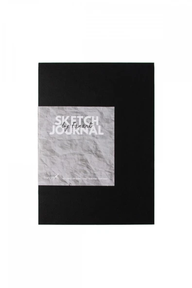 Fanart Sketch Journal A5 Ivory Kağıt Siyah Kapak 110gr 60yp
