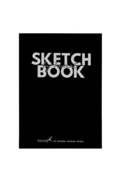 Fanart Academy Sketch Book A4 Siyah 80gr Sert Kapak 96 Yaprak ürün görseli 1