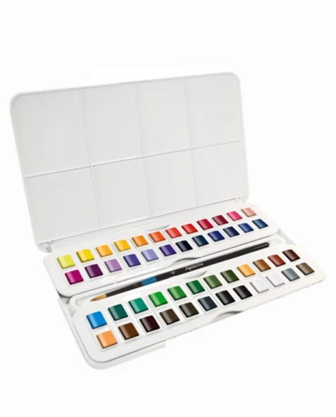 Daler Rowney Aquafine Studıo 48 li Suluboya Set ürün görseli 1