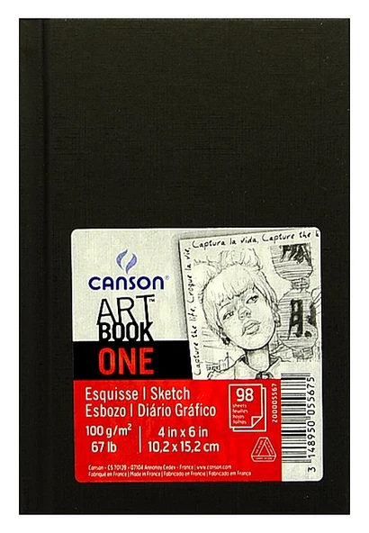 Canson Art Book Eskiz Defteri 10,2x15,2 cm 100 g 98 Yaprak ürün görseli 1