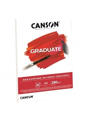 Canson Graduate Yağlı Boya Akrilik Defteri A5 290 g 20 Yaprak ürün görseli 1