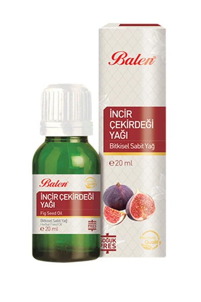 Incir Çekirdeği Yağı Doğal Bitkisel Sabit Yağ Içilebilir Soğuk Pres 20 Ml.