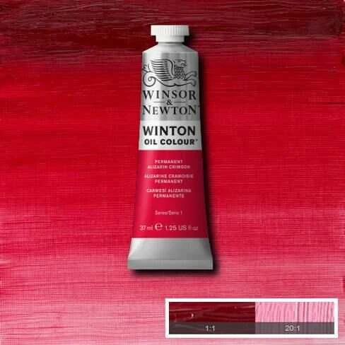 Winsor&Newton Winton Yağlı Boya 37ml Perm. Aliz.Crimson 468 (1)