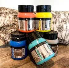 Maimeri Acrilico Akrilik Boya 500ml No: 165 Bordeaux - Resim 4