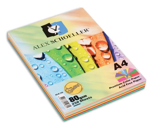 Alex Schoeller Renkli Fotokopi Kağıdı A4 80gr 100 lü ürün görseli 1