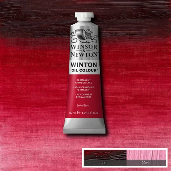 Winsor&Newton Winton Yağlı Boya 37ml Permanent Crimson Lake 478 (17)