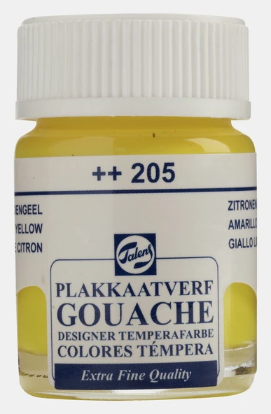 Talens Guaj Boya 16 ml Lemon Yellow (Primary) 205 - 1