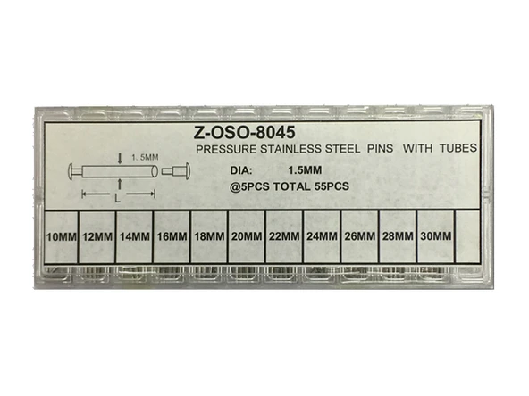 PASLANMAZ ÇELİK PİM SET 1,5MM - Resim 2