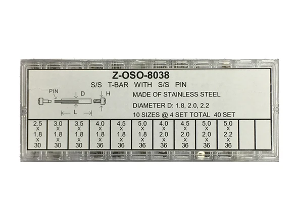 Z-OSO-8038 VİDALI PİM SET - Resim 2