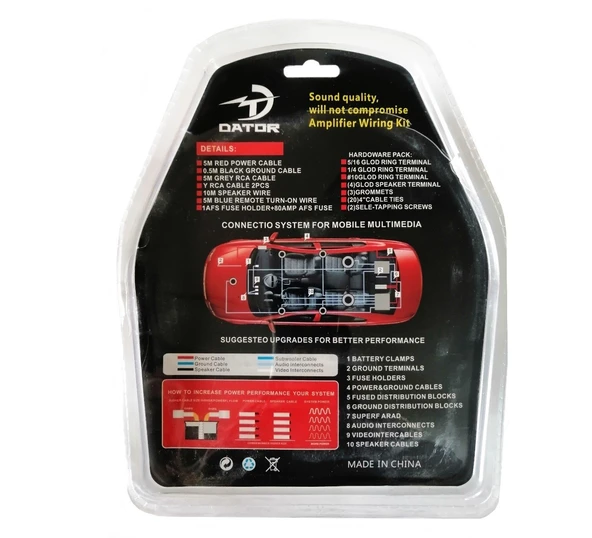 Dator DTR 8Ga Kablo Seti (Y Kablolu) - 2