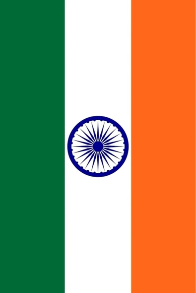Hindistan Bayrağı  30x45 cm. - Resim 4