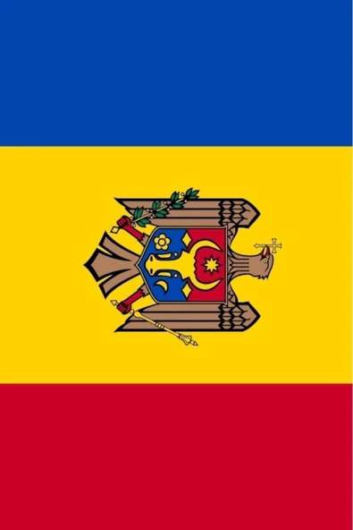 Moldova Bayrağı  50x75 cm. - Resim 8