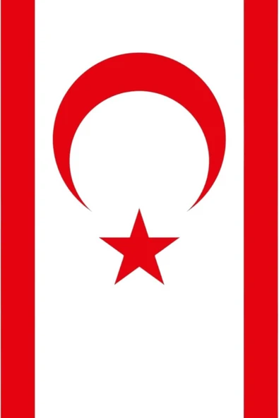 Kıbrıs Kktc Bayrağı  50x75 Cm. - 2