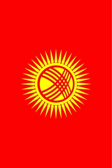 Kırgızistan Bayrağı  50x75 cm - Resim 6
