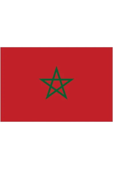 Fas Bayrağı  30x45  cm. ürün görseli