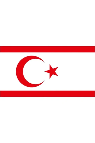 Kıbrıs KKTC Gönder Bayrağı  70x105 cm. - 5