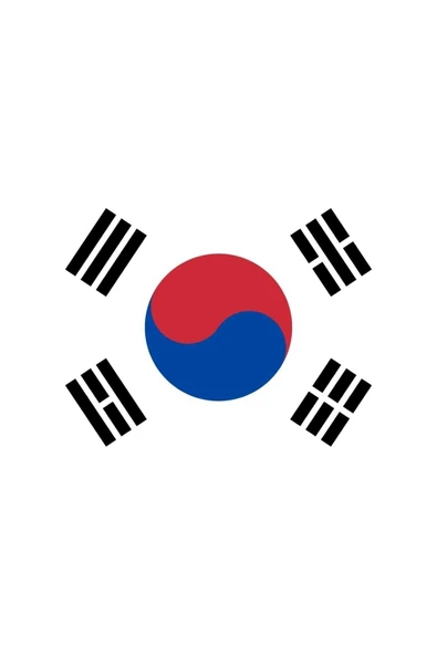 Güney Kore Cumhuriyeti Bayrağı  30x45 cm. - Resim 3