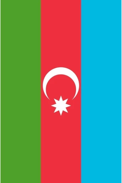 Azerbaycan Gönder Bayrağı  70x105 cm. - Resim 2