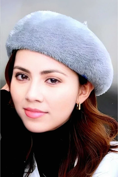 Kadın Peluş Ressam Bere - 4