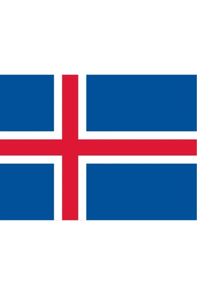 İzlanda Gönder Bayrağı  70x105 cm. - Resim 7