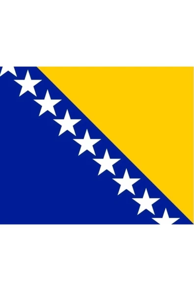 Bosna Hersek Bayrağı  30x45 cm. - 7