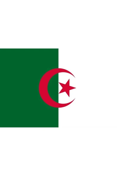 Cezayir Bayrağı  50x75 cm. - Resim 3