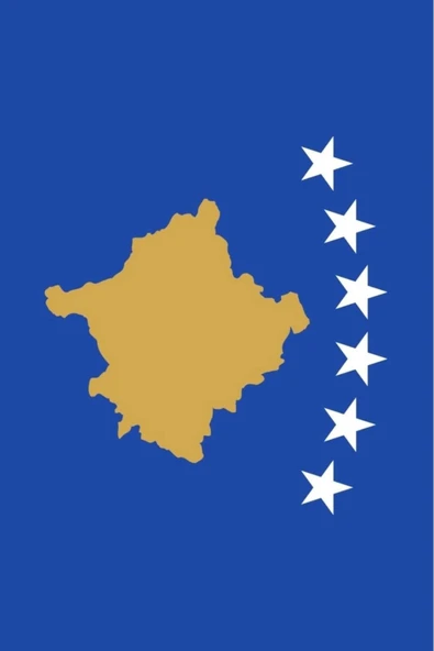 Kosova Bayrağı  50x75 cm. - Resim 2