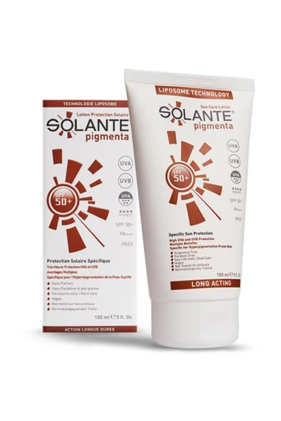 Solante Pigmenta Lotion SPF 50+ - Leke Karşıtı Güneş Koruyucu Losyon 150 ml