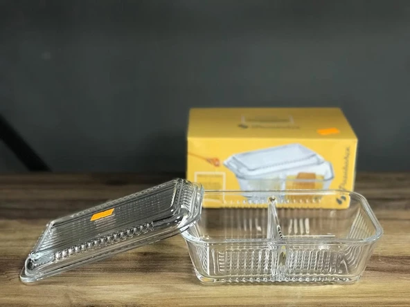 Paşabahçe Frigo Bölmeli Cam Saklama Kabı Kahvaltılık 96764 - 3