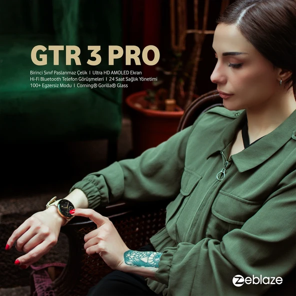 ZeBlaze Gtr 3 Pro Akıllı Saat (Zeblaze Türkiye Garantili) Silver - 4