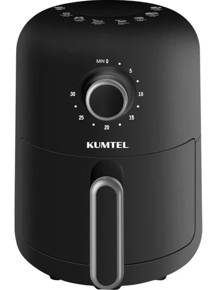 Kumtel 2 Litre Airfryer Yağsız FritözFastFryer Siyah 900W HAF-05