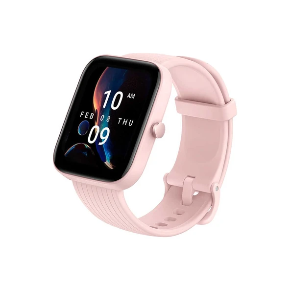 Amazfit Bip 3 Akıllı Saat (Amazfit Türkiye Garantili) Pembe