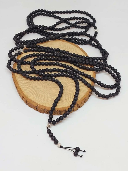 Lav Taşı 500'lük Zikir Tesbihi 6mm (1868) - Resim 4