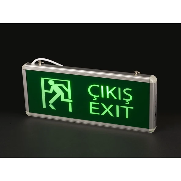 Noas Acil Çıkış 3W Çıkış Çift Yönlü Acil Çıkış Armatürleri Yönlendirme Levhası - 2