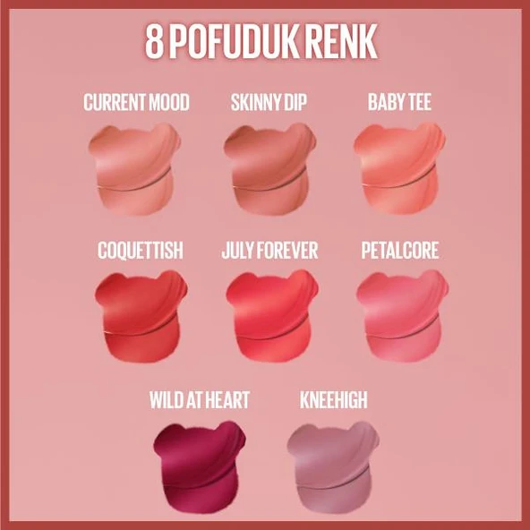 Maybelline New York Super Stay Teddy Tint Ruj 40 Petalcore - 3