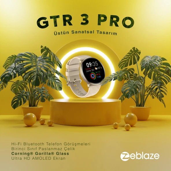 ZeBlaze Gtr 3 Pro Akıllı Saat (Zeblaze Türkiye Garantili) Silver - 5