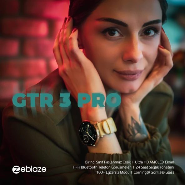 ZeBlaze Gtr 3 Pro Akıllı Saat (Zeblaze Türkiye Garantili) Silver - 6