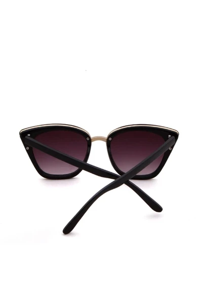 Gold Metal Detaylı Cat Eye Kadın Güneş Gözlüğü - 3
