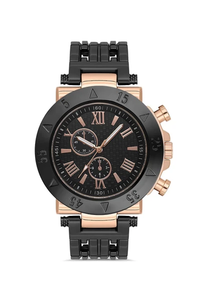 Dekoratif Kadran Metal Kordon Erkek Kol Saati - 2