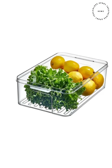 4'lü 5 Litre Sızdırmaz Buzdolabı Saklama Kabı Seti - 3