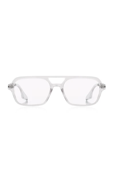 Retro Tasarım Şeffaf Kasa Erkek Mavi Işık Gözlüğü - Resim 2