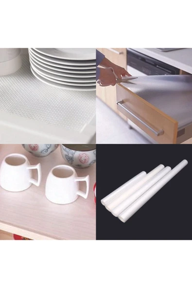 20 Metre X 45 Cm Cm Eva Raflık Kaymaz Dolap Içi Çekmece Raf Örtüsü Kaydırmaz Eva1003-20 - 3