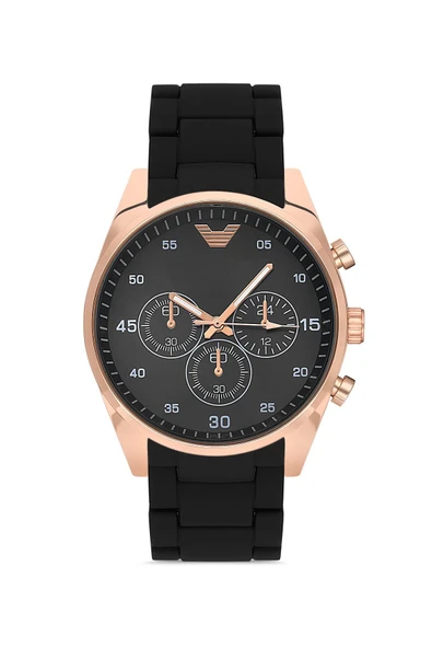 Dekoratif Kadran Silikon Kordon Erkek Kol Saati - 2