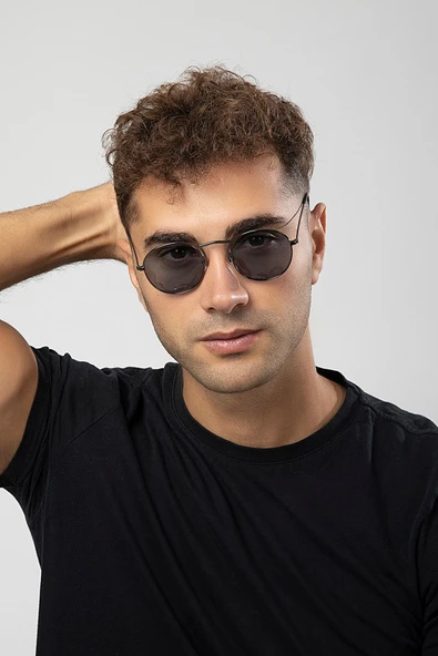 Round Metal Erkek Güneş Gözlüğü ürün görseli