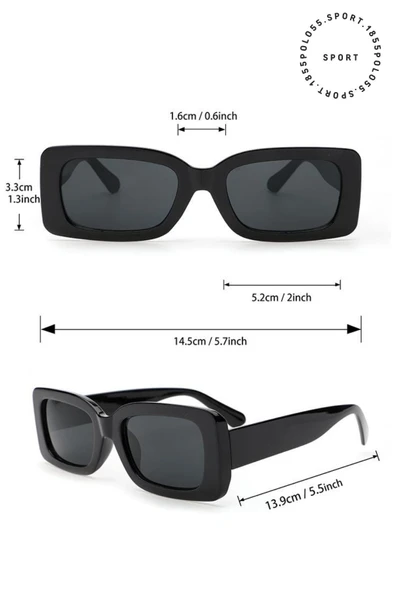 Cat Eye Siyah Kadın Güneş Gözlüğü - Resim 2