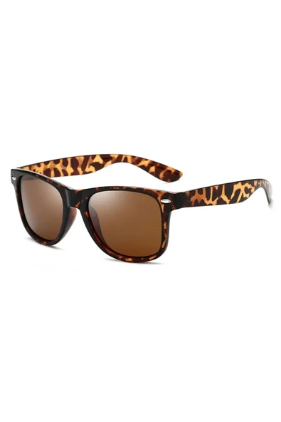 Xed Wayfarer Leopar Erkek Güneş Gözlüğü - 3